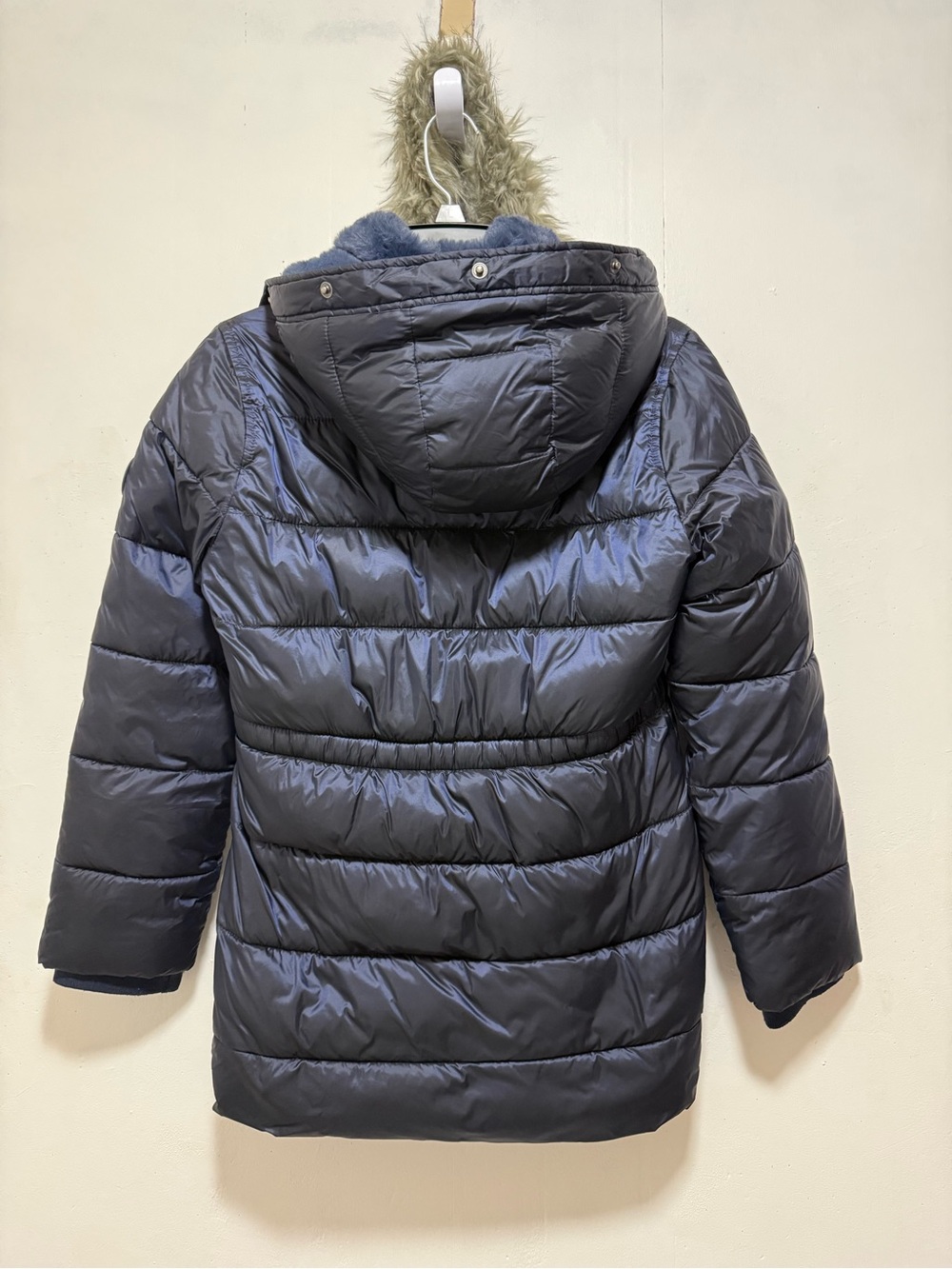 Abercrombie kids Winter Coat with Faux Fur Trim Hood Girl’s Sz 11/12 - Picture 13 of 16